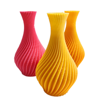 Vase personnalisé impression 3D en nylon ABS SLA FDM modèle prototype rapide pour le service d'usinage de bouteilles en plastique
