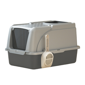 Lettiera per <span class=keywords><strong>Gatti</strong></span> in Plastica Extra Large Facile da Pulire, Doppio Strato con Tappetino in Metallo, Non Appiccicosa e Inodore, Toilette per <span class=keywords><strong>Gatti</strong></span> di Taglia Grande - Product Image 1