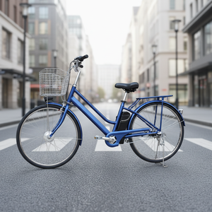 Bicicleta Eléctrica Urbana para <span class=keywords><strong>Mujer</strong></span>, Venta al Por Mayor de Fábrica, 26 Pulgadas, 3 Velocidades, con Pantalla LCD - Product Image 4