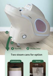 Machine de sauna à vapeur à ozone en capsule spatiale, capsule de spa, capsule de vapeur pour tout le corps, capsule de sauna de spa avec ozone - Product Image 4