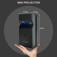 Touyinger UST01 Smart Android WiFi proyector portátil UST DLP FHD 1080P 4K Video Mini Focus Beam láser incorporado para exteriores