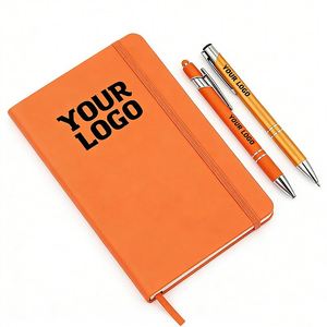 High Quality Custom LOGO PU Notebook A5 <b>Leather</b> Printed Diary Hardcover Business Journal Elastic <b>Notepad</b> Gift Office Supplier - Product Image 1