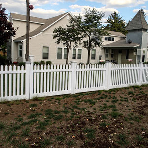 Pannelli per Recinzione in PVC Bianco - Steccato per Esterni per Cortile, Giardino e <span class=keywords><strong>Patio</strong></span> - Product Image 1