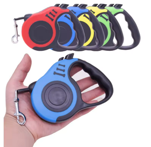 مقود كلب قابل للسحب للخدمة الشاقة-قفل أوتوماتيكي بمقبض مانع للانزلاق للكلاب والكلاب البالغة - Product Image 3