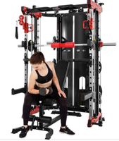 Nouvel équipement de fitness multifonctionnel de haute qualité 2023 : Rack de musculation réglable et machine Smith personnalisée