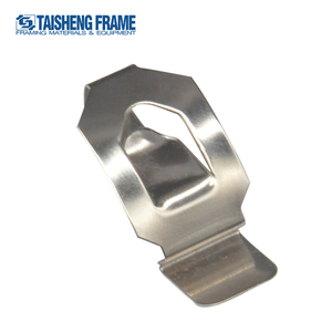 TSK167小型ニッケルターンスプリングクリップボタン額縁バックボードハードウェアフレームフック - Product Image 6