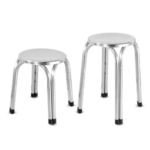 Stainless Steel Metal <strong>Stool</strong> Hospital School Use Sitting <strong>Chair</strong> Customizable Commercial Furniture Factory Direct Sale - Product Image 1