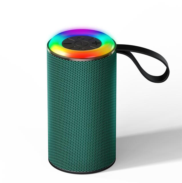 New Trend Classic Design Professional Indoor Outdoor Portable RGB TWS Mini Bluetooth Speaker Box With Microphone