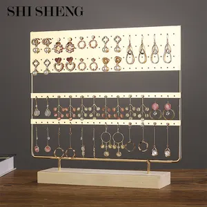 石生低最小起订量144孔树耳环耳钉支架支架，用于珠宝组织者展示