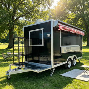 <b>Concession</b> Food Cart Food Cart Food Shop Mobile Kiosk Cart Commercial Cart Restaurant Commercial Service Window Food Truck - Product Image 3