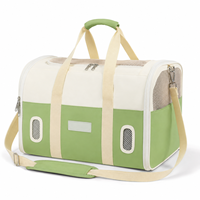 Sac de transport pour chat d'extérieur personnalisé, imperméable, léger, en tissu, avec deux fenêtres en maille, grande capacité