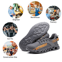 Ventes Flash Chaussures de Travail Antidérapantes Tendance Anti-Perforation Légères Baskets Homme S1 de Sécurité pour Ingénieurs