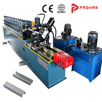Machine de fabrication de profilés de plafond et de montants de cloisons sèches avec commande PLC