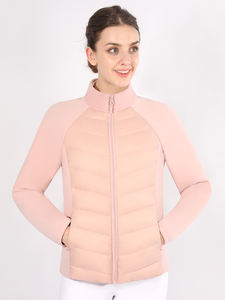 Chaqueta rosa para montar a caballo, abrigo ecuestre personalizado, chaqueta de invierno para mantener el calor para mujer - Product Image 2