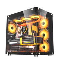 LY <strong>Best</strong> <strong>Sell</strong> ATX Gaming <strong>PC</strong> <strong>Case</strong> <strong>MATX</strong> Computer <strong>Case</strong> with 10 Piece 120mm ARGB Fan Supporting 360 mm Radiator 400 mm GPU