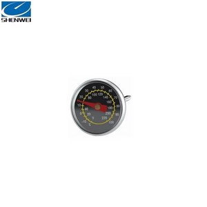 2025年 SW NEW KAITAIブランド バイメタル式 アナログ ガーデン温室用堆肥 長尺プローブ メタルダイアル式 温度計 - Product Image 1