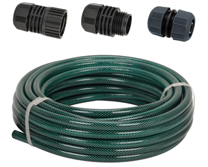 <span class=keywords><strong>Tuyau</strong></span> <span class=keywords><strong>d</strong></span>'<span class=keywords><strong>arrosage</strong></span> de jardin en PVC léger BSCI 15M/50FT, flexible toutes saisons avec raccords anti-fuite pour le nettoyage, l'<span class=keywords><strong>arrosage</strong></span> et le lavage de voiture - Product Image 1