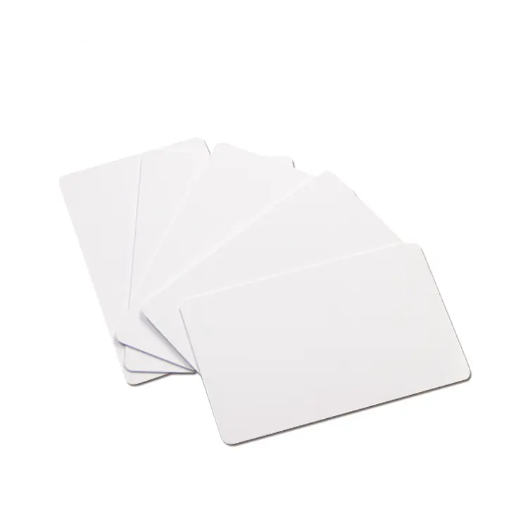 Carta in bianco del regalo di abbonamento di affari stampabile a getto d'inchiostro del Pvc di plastica in bianco di SUNLANRFID