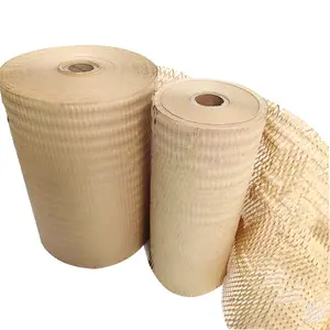 Honeycomb Kraft Packpapier Gepolsterte Mesh-Papierrolle Gefüllte Geschenk-Waben papier verpackung