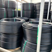 Tuyau d'eau PE100 HDPE 50 mm 1,0 MPa PN10, tuyau flexible haute pression enroulé pour l'irrigation agricole et de jardin