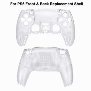 Ersatzgehäuse für <span class=keywords><strong>PS5</strong></span>-Controller Transparente Frontplatte mit Komplettem Tastenset Kristallkappen Reparatur-Kit - Product Image 3