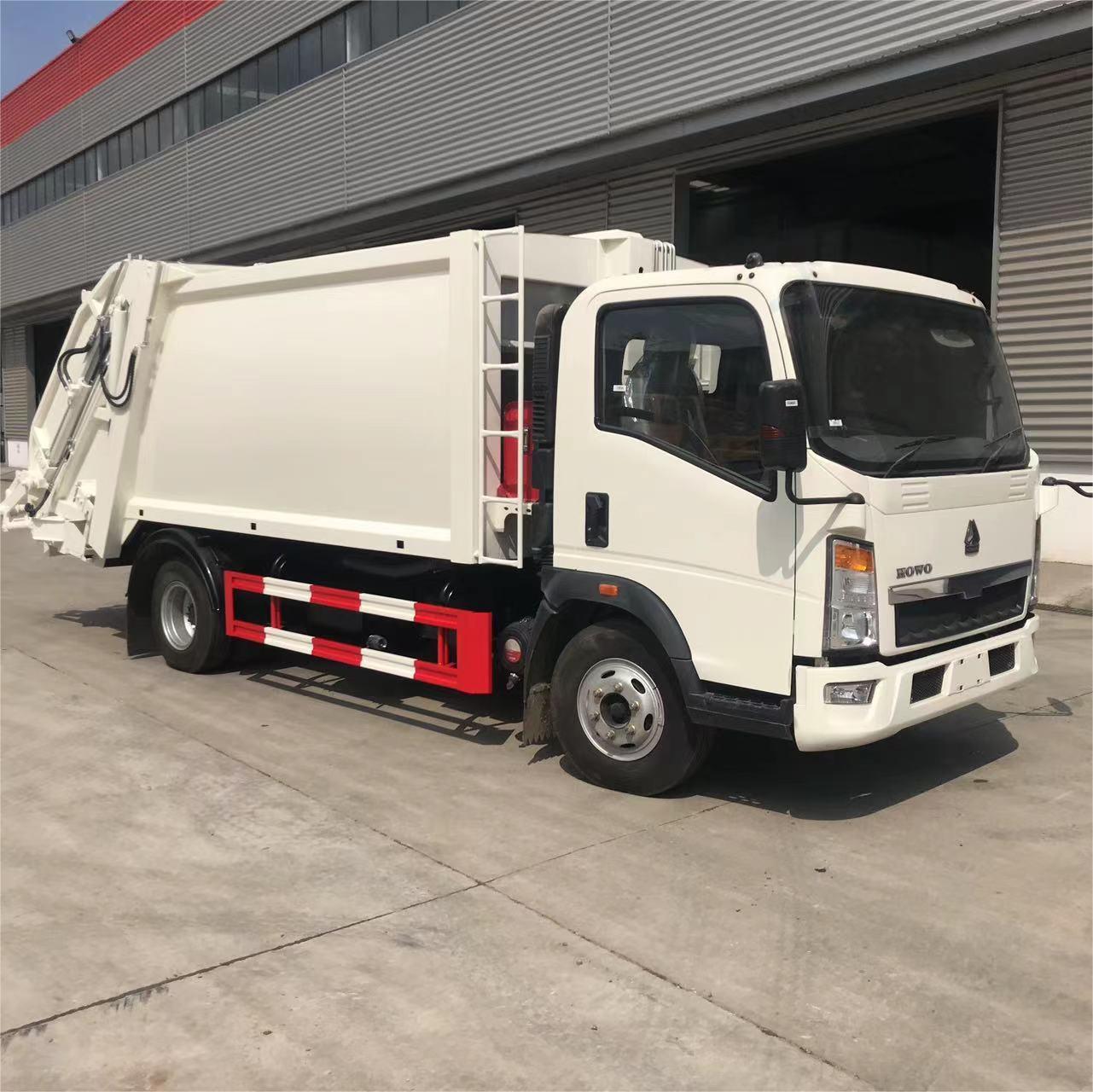 Мусоровоз 5-10 тонн большегрузный Грузовик Sinotruk HOWO Euro 3 4x2 уплотнитель мусора для уборки мусора