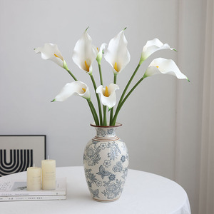 Calla Lily Fleurs Artificielles Real Touch Purple Calla Lily Red Calla Lily - Product Image 2