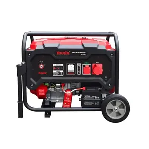 Ronix RH-4782 4-stroke Air Cooled 25L 5500W Manual & E-start Gasoline Generator Silent Generator