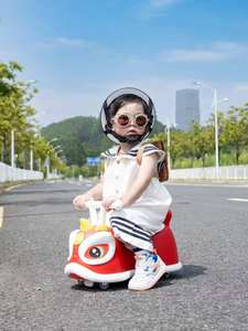 Coche De León chino Coche de yo-yo lindo para niños Coche de juguete antivuelco - Product Image 5