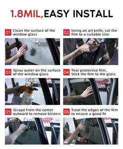 1.8mil <span class=keywords><strong>2</strong></span> plis haute performance nano <span class=keywords><strong>film</strong></span> pour fenêtre en céramique série HR auto-cicatrisant voiture verre teinte films pour voiture nano <span class=keywords><strong>film</strong></span> pour fenêtre en céramique - Product Image 3
