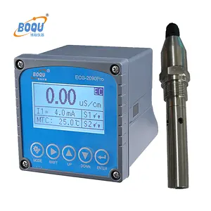 BOQU Factory EDG-2090pro Low Price Industrial Water Monitoring EC Conductivity Tester monitor Analyzer Meter