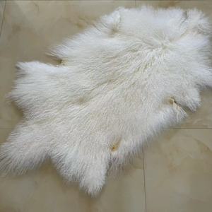 Tự nhiên xoăn dài tóc Tây Tạng Lamb Fur Shape Mông Cổ cừu tấm da trang trí ghế Bìa rug - Product Image 6