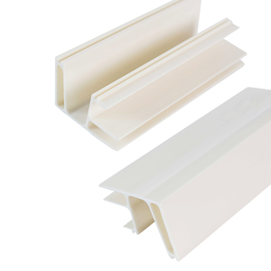 Tùy chỉnh màu đen PVC hồ sơ với lỗ cho ngôi nhà hiện đại xây dựng windows trực tiếp từ nhà cung cấp của nhựa hồ sơ - Product Image 2