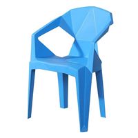 Chaise de salle à manger en plastique empilable moderne, fauteuil en plastique pas cher pour les véranda, les balcons, les cafés, les salles à manger, les cuisines, les patios, les bords de piscine