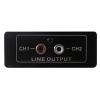 Bloc Euro 2 canaux 100V et adaptateur de ligne audio pour système de sonorisation, système de haut-parleurs 100V, système audio, etc.