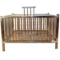 Cages d'élevage en acier inoxydable épaissi Cattail pour poulets/canards/lapins/pigeons, grande taille, utilisation intérieure/extérieure, agriculture rurale, été