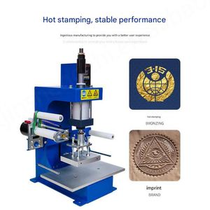 Powerful Semi-automatic Heat Press Leather Logo Hot Foil Stamping Machine Copper Mould for Paper and <b>Card</b> <b>Printer</b> - Product Image 4