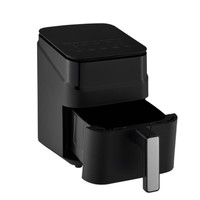 Freidora de Aire Inteligente de 4 Litros, 1200W/1400W, 8 Menús, Tamaño Pequeño/Mediano, Eléctrica, Digital, con Ventana Visible y Wifi