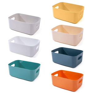 Multi-function Home Organizer Small Containers Plastic Storage Bins & Baskets for Kitchen Pantry Cupboard Bathroom Office