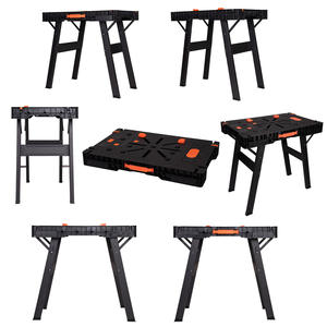 Vertak plastique pliable bancs de travail du bois robuste établi portable capacité de 1000lbs table de travail pliable robuste - Product Image 3