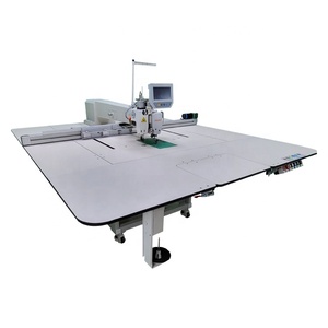 Máquina de Coser Industrial CNC de Una Sola Aguja y Base Plana <span class=keywords><strong>para</strong></span> Calzado, Bolsos, Ropa, Cuero, Perforación, Plantilla Programable - Product Image 2