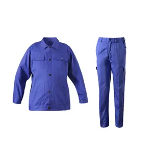 Monos baratos de algodón y poliéster, traje de trabajo para trabajadores de la construcción, uniforme de fábrica, ropa de <span class=keywords><strong>seguro</strong></span> laboral con logotipo personalizado - Product Image 1