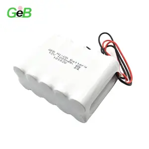 NICD סיטונאי יצרן זול מחיר Ni-Cd GEB 12V 1000mAh ליתיום נטענת סוללות עבור חירום תאורה סוללה