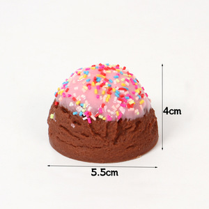 Artificial Ice <b>Cream</b> Balls PVC 5.5cm Customized Color Simulation Miniature Sculpture Colorful Ice <b>Cream</b> Ball Accessories - Product Image 2