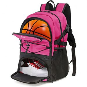BSCI Factory Basketball Backpack Bag With Large Shoe and <b>Ball</b> Compartment, Soccer Backpack, Volleyball Sport Backpack Bag - Product Image 1