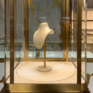 Vetrina Espositiva per Gioielli di Lusso Personalizzata con Logo, Mobile da Parete per Negozio di Gioielli, Design del Bancone Espositivo in Vetro - Product Image 6