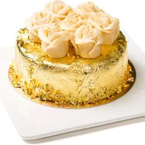 Feuille d'or comestible 22K 24K Feuille d'or comestible Dessert Pâtisserie Gâteau Chocolat Décoration alimentaire Feuille d'or - Product Image 3