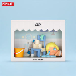 POP MART Crybaby Sad <span class=keywords><strong>Club</strong></span> Series Scene Sets Boîte aveugle Figurines Conception aléatoire Jouets mystères pour la décoration intérieure de la maison moderne - Product Image 3