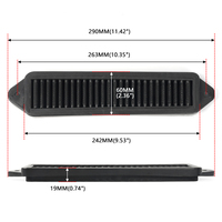 2PCS Filtres de capot de filtre à air d'habitacle pour BMW E Chassis E82 E88 E90 E91 E92 E93 X1 335i 135i 328i