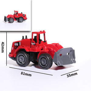 รถของเล่นโลหะผสมแบบดึงกลับ รถดับเพลิง รถแท็กซี่ รุ่นจิ๋ว ของขวัญสำหรับเด็กผู้ชาย - Product Image 5